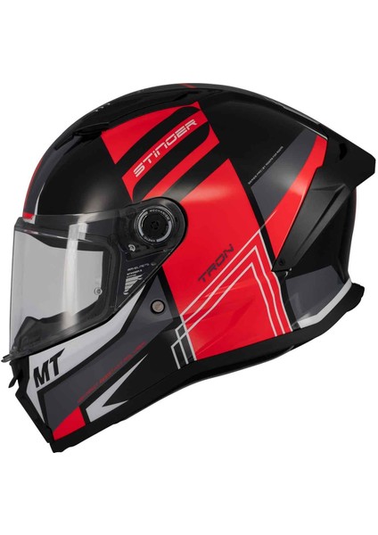 Stinger 2 Tron B15 Parlak Kapalı Kask