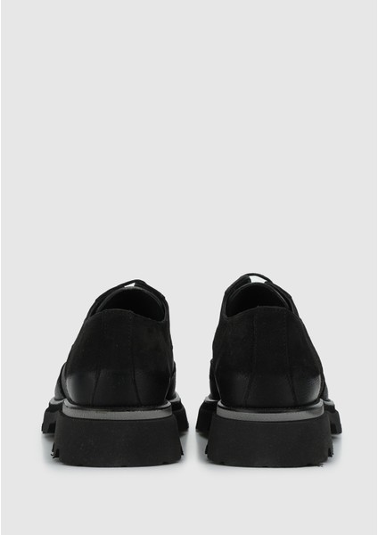 Siyah Deri Erkek Ayakkabı fırsatları