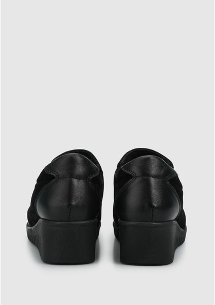 Siyah Deri Kadın Ayakkabı fırsatları