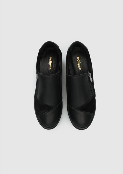 Siyah Deri Kadın Ayakkabı indirimleri