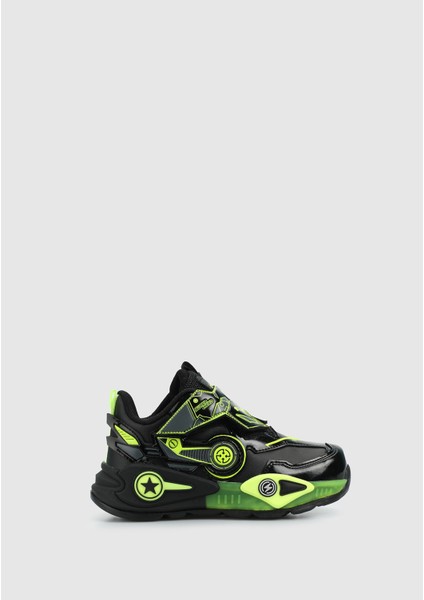 Fosforlu Erkek Çocuk Sneaker
