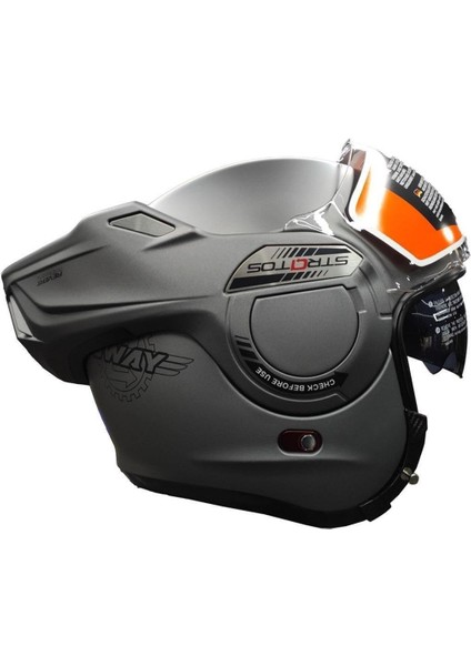 Sw 907 Stratos 180 Çene Açılır Motosiklet Kaskı modelleri