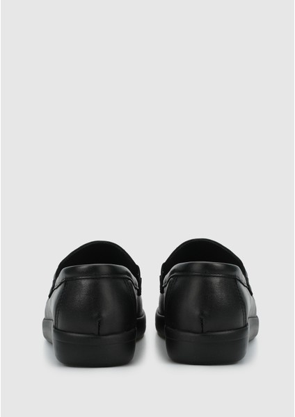 Siyah Deri Kadın Ayakkabı fırsatları