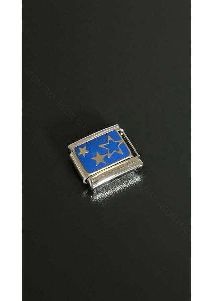 Yıldız, İtalyan Nom Bileklik için Çelik Charm, Gümüş Renk (BİLEKLİK DAHİL DEĞİLDİR!!) fiyatları