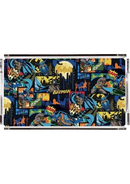 The Batman Pleksi Tepsi - 40X24CM (Warner Bros Lisanslı Üründür)