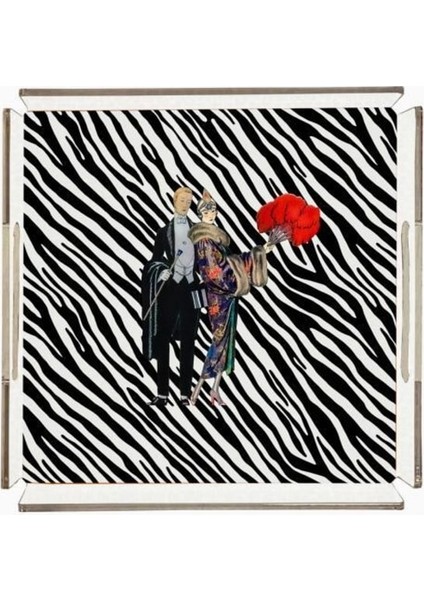 Best Couple Pleksi Tepsi - PT2107 - 25X25CM fiyatları