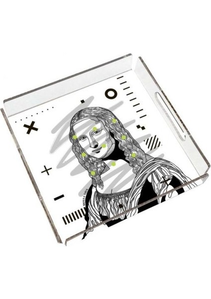 Mona Lisa Pleksi Tepsi - 25X25CM fiyatları