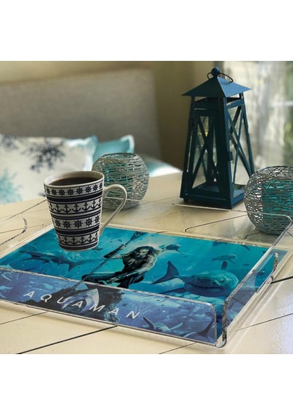 Aquaman Pleksi Tepsi - 40X24CM (Warner Bros Lisanslı Üründür) fiyatları