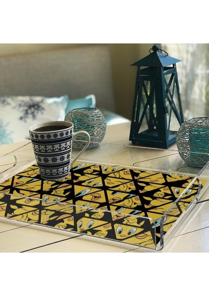 Tweety Face Pleksi Tepsi - 40X24CM (Warner Bros Lisanslı Üründür) indirimleri