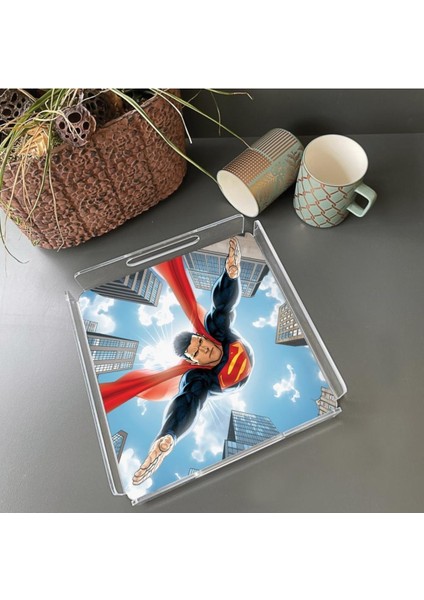Clouds Superman Pleksi Tepsi - 25X25CM (Warner Bros Lisanslı Üründür) modelleri