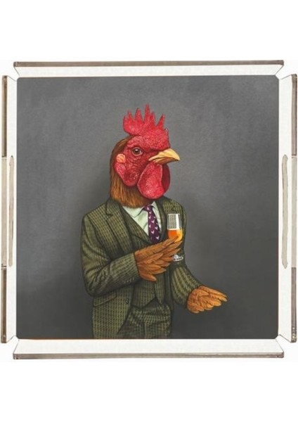 Mr. Treadfowl Pleksi Tepsi - PT2101 - 25X25CM fiyatları