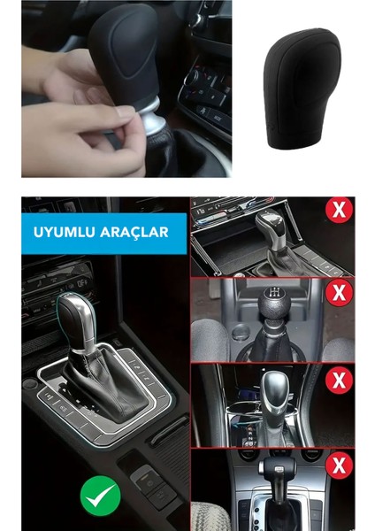 Dsg Logolu Otomatik Şanzuman Kılıfı, Dsg Modelleri ile Uyumlu, Dayanıklı Silikon Yapı