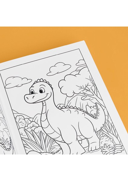 Dinozor Boyama Kitabı | Çocuklar Için | 28 Sayfa | Eğitici ve Eğlenceli Boyama Kitabı modelleri