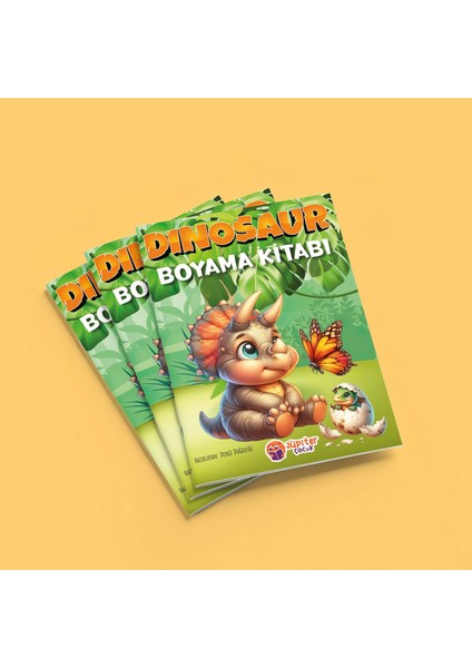 Dinozor Boyama Kitabı | Çocuklar Için | 28 Sayfa | Eğitici ve Eğlenceli Boyama Kitabı indirimleri