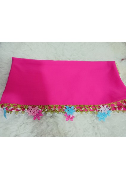 El Emeği Iğne Oyalı Namaz Örtüsü Çeyizlik Mevlit Başörtüsü Krep Kumaş 145X75 cm indirimleri