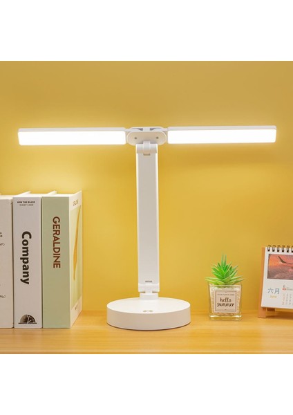 Şarjlı Dokunmatik 3 Renk 40 LED Çalışma Okuma Işığı Gece Lambası