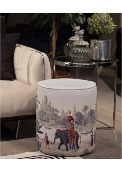 Otantik Manzara Tasarımlı Puf