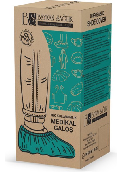 2000'LI Profesyonel Galoş - Tek Kullanımlık, Hijyenik ve Sıkı Lastikli Ayakkabı Galoşu modelleri
