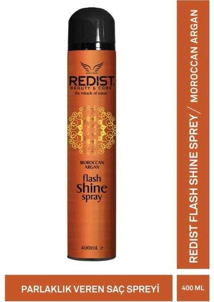 Saç Spreyi Parlatıcı Flash Shine 400 ml x 2 Tüm Saç Tiplerine Uygun, İnce Taneli Hafif Formül fiyatları