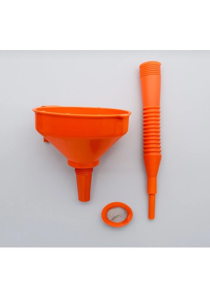 Çelik Süzgeçli Spiralli Sabit Burunlu Huni 220 mm modelleri