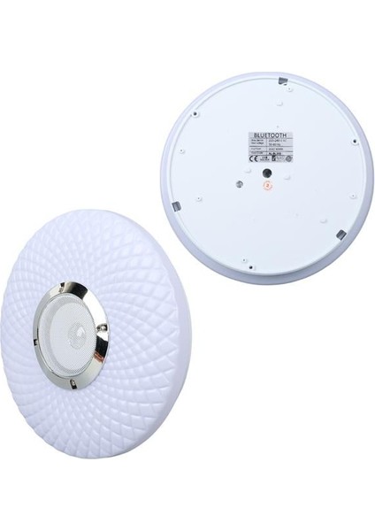 Powermaster PM-27329 Beyaz 30*6 cm 24 Watt Bluetooth Hoparlörlü Tavan Aydınlatma (AL-BL302) Tornavida Hediyeli indirimleri