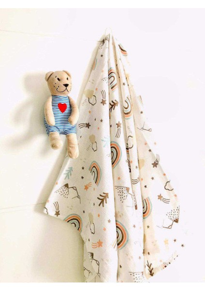 2 Adet Organik Müslin Örtü Battaniye modelleri