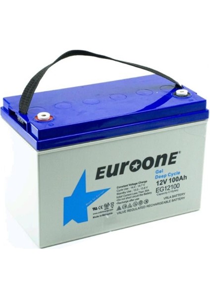 Euroone EG12100 12 Volt 100 Amper Deep Cycle Jel Akü fiyatları