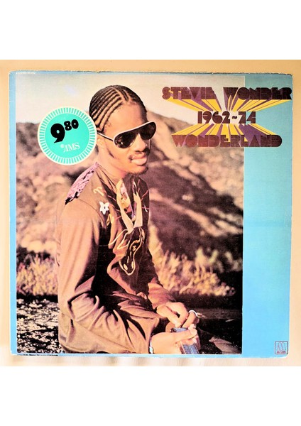 Stevıe Wonder 1962-74 Wonderland *printed In U.s.a. Plak 8,5 Kapak 8,5