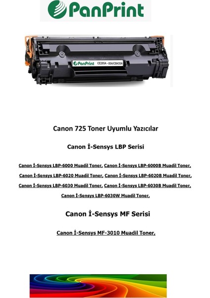 Canon I-Sensys LBP-6030B / 6030W Muadil Toner fiyatları