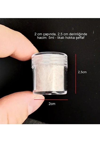 Likalı Hokka Şeffaf-hat Sanatı, Kaligrafi, Minyatür, Tezhip, Boyama Mürekkep Kutusu-5ml