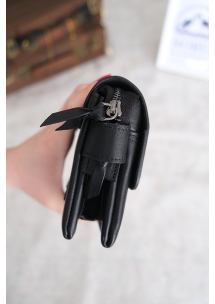 Hakiki Deri Erkek El Çantası Siyah