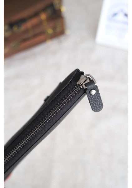 El Çantası Hakiki Deri Siyah