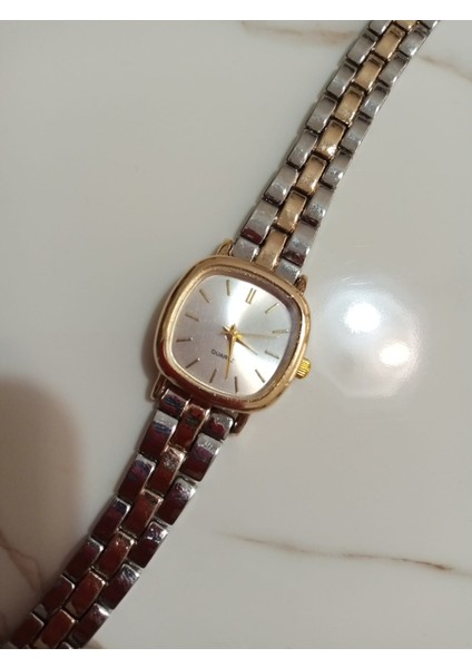 Vintage Retro Still Marka Model Oval Gold Kasa - Zincir Kordon Kadın Kol Saati 0021