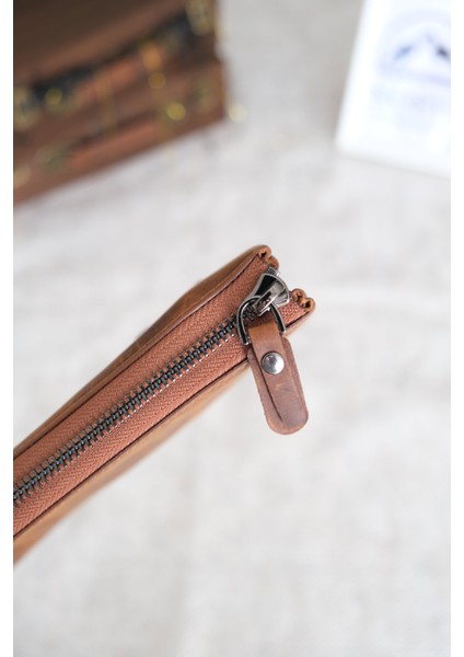 El Çantası Hakiki Deri Kahverengi