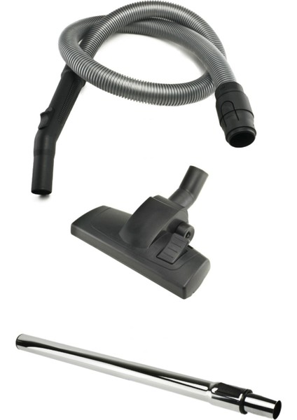 Genişletilebilir Emici Hortum Seti Teleskopik Boru Amaçlı Kullanım Gri