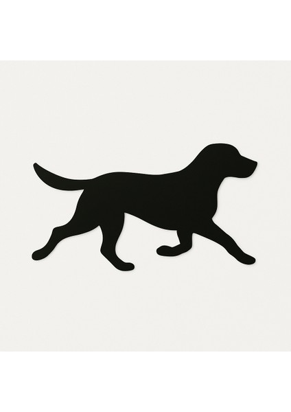 Metal Duvar Süsü Koşan Köpek Dekoratif - Shadowline Serisi indirimleri