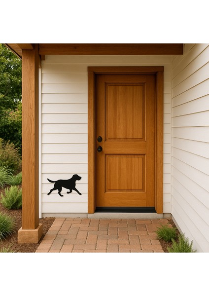 Metal Duvar Süsü Koşan Köpek Dekoratif - Shadowline Serisi fırsatları