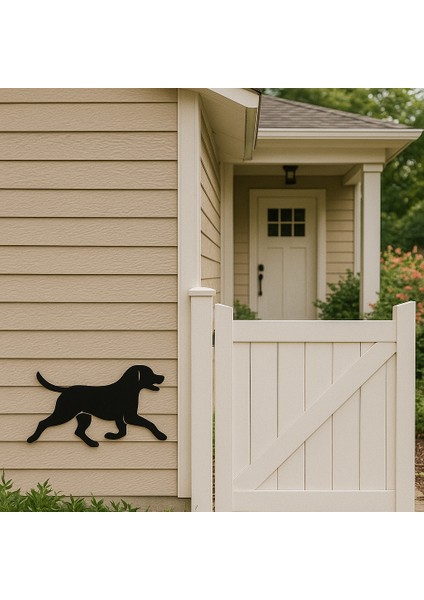 Metal Duvar Süsü Koşan Köpek Dekoratif - Shadowline Serisi modelleri