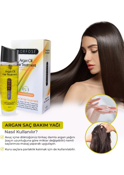 Argan Yağı 100 ml Yoğun Nemlendirme ve Onarım, Günlük Kullanım için Doğal Saç Yağı fırsatları
