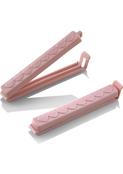 12 Adet Hava Sızdırmaz Plastik Poşet Klipsi - Gıda Saklama İçin Gri, Beyaz ve Pembe Renk Seçenekleri fiyatları