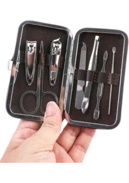 Manikür Pedikür Seti 7 Parça Tırnak Mantar Tırnak Batığı Temizleme Taşınabilir indirimleri