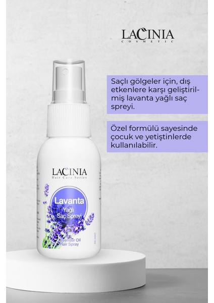 Bit Önleyici Saç Spreyi Lavanta Yağı İçerikli Doğal Arındırıcı 50 ml Tüm Saç Tipleri