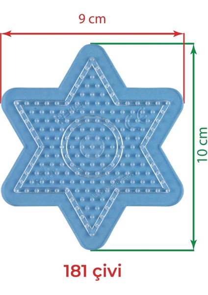 Midi Boncuk Tablası -Küçük Yıldız fiyatları