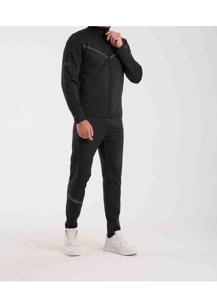 Grafıcs Slim Fit Siyah Eşofman Takımı modelleri
