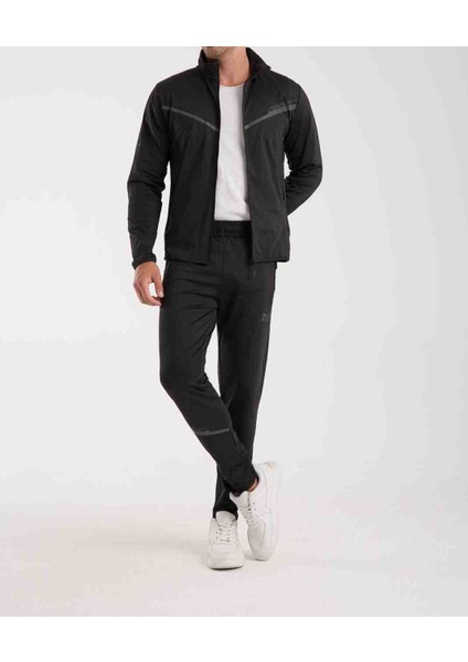 Grafıcs Slim Fit Siyah Eşofman Takımı indirimleri