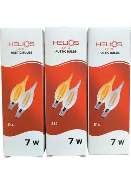 7 Watt E14 Duy Rustik Ampul Beyaz Işık