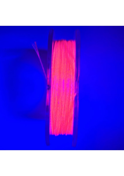 Hazır Çapari Kombini Boru Sim Ultraviyole Uv Neon Pembe Makarada