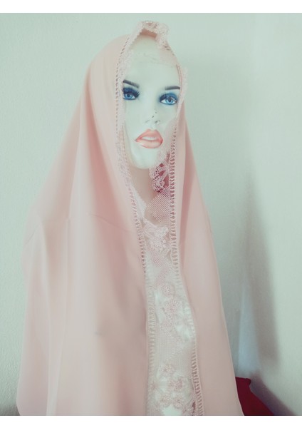 Krep Kumaş El Işi Iğne Oyası ,namaz, Mevlit Örtüsü, Özel El Yapımı Çember Çeyizlik Oyalı 140X75 cm