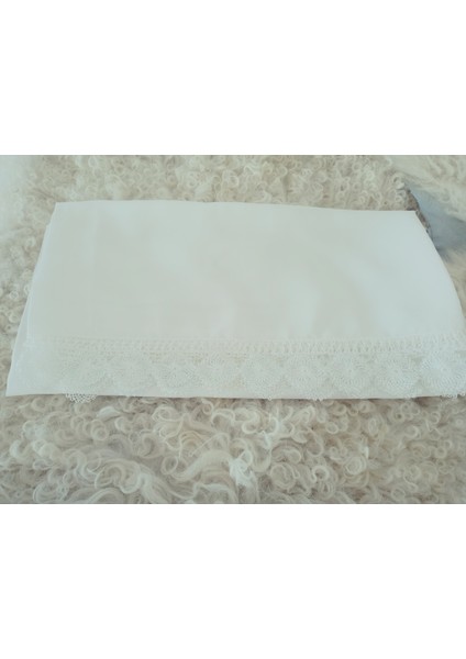 Krep Kumaş El Işi Iğne Oyası ,namaz, Mevlit Örtüsü, Özel El Yapımı Çember Çeyizlik Oyalı 140X75 cm