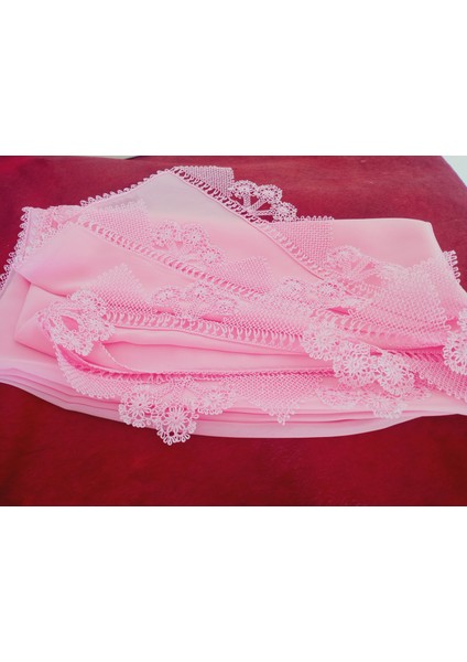 Krep Kumaş El Işi Iğne Oyası ,namaz, Mevlit Örtüsü, Özel El Yapımı Çember Çeyizlik Oyalı 140X75 cm